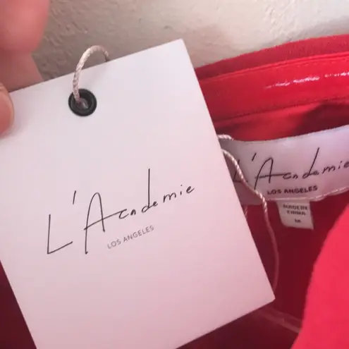 L'Academie Revolve L’academie Red Leah Jumpsuit New With Tags