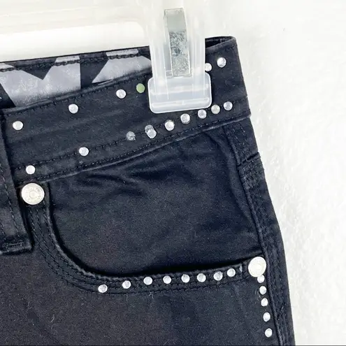 Pepe Jeans LONDON Black Embellished Pockets Jean Skirt, Size 29