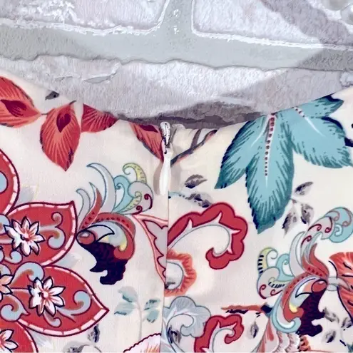 Lulumari Lulu’s Growing Garden Floral Print Faux Wrap Dress Size XS