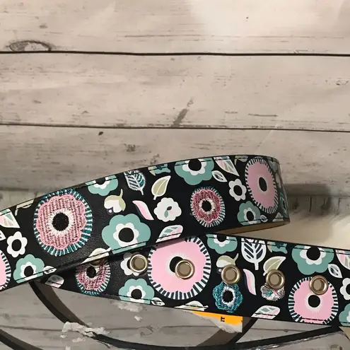 Libby Edelman Print/embroidered Belt Small