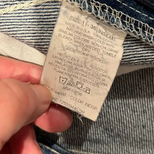 Vintage Ozark Cowgirl Western High Waist Medium Wash Jeans Sz 11 Made in U.S.A. Blue