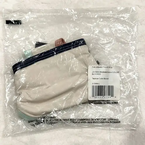 NWT Tavik Jayden Moderate Coverage Tapioca Color Blocked Bottom