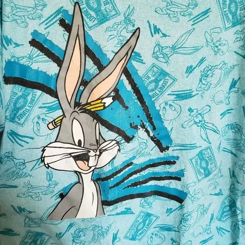 Looney Tunes Vintage Rare 90's 1996 Bugs Bunny Tee tunic sleep shirt dress OS