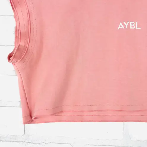 AYBL Women's Crop Top Sleeveless Gym T-Shirt Fitness Workout Athletic Medium