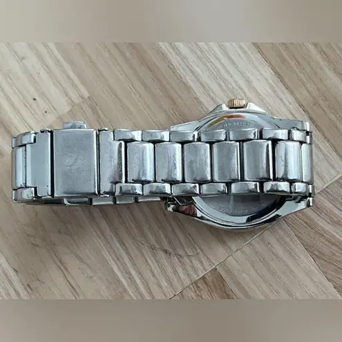 Caravelle by Bulova Ladies Watch Stainless Bracelet White Dial Date Window