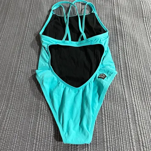 JOLYN  Size 30 Murray 1-Piece Swimsuit Turquoise