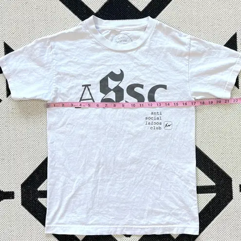 Anti Social Social Club x Fragment Type A Tee in White Small
