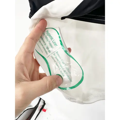 Carmen Marc Valvo Women's Plunge One-piece Swimsuit In Black White 8