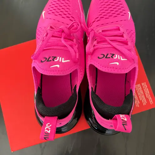 Nike New  Air Max 270 GS Laser Fuchsia White - Image 8