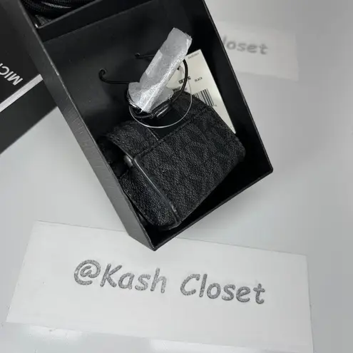 Michael Kors  Black Logo Lanyard Case For Apple AirPods Pro