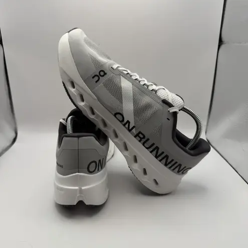 New On Cloudsurfer Next Glacier White Womens Size 11 3WE30050070 Running Shoes Gray