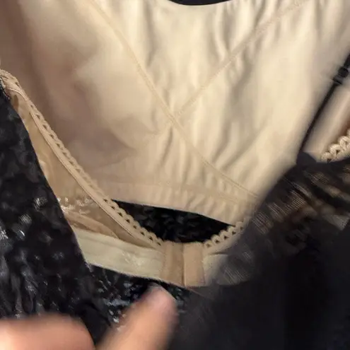 Y2K Cookie Cami Black Lace Sheer Whimsigoth Lingerie Tank Top Large