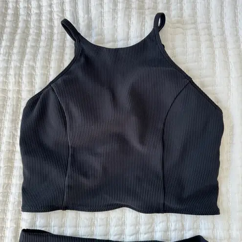 Lululemon  Ribbed Bikini Set Black