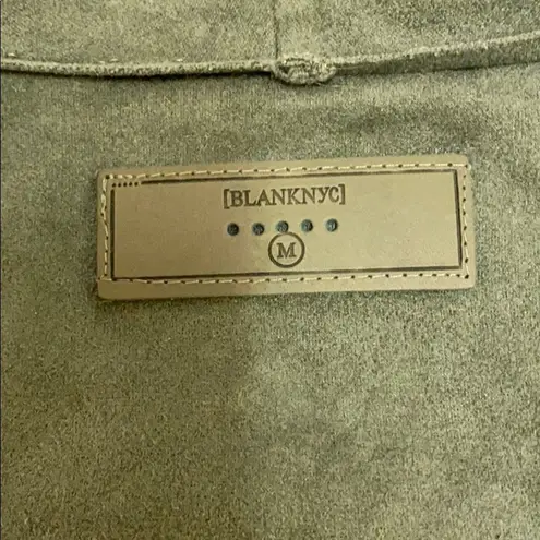 BLANK NYC  Faux Suede Drape Front Jacket C25