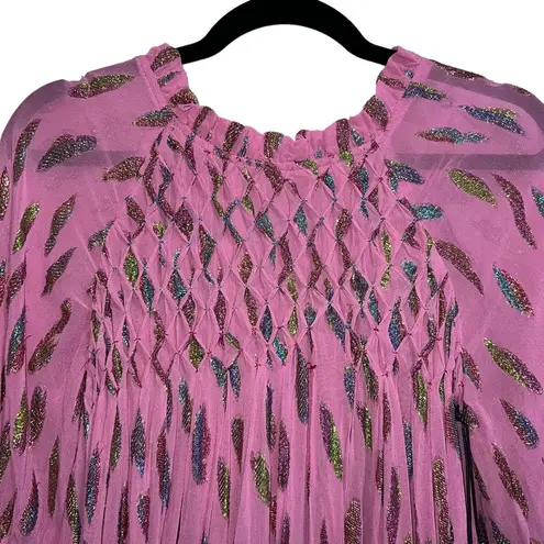 Saylor NEW NWT  Sylvi Dress In Metallic Confetti Jacquard