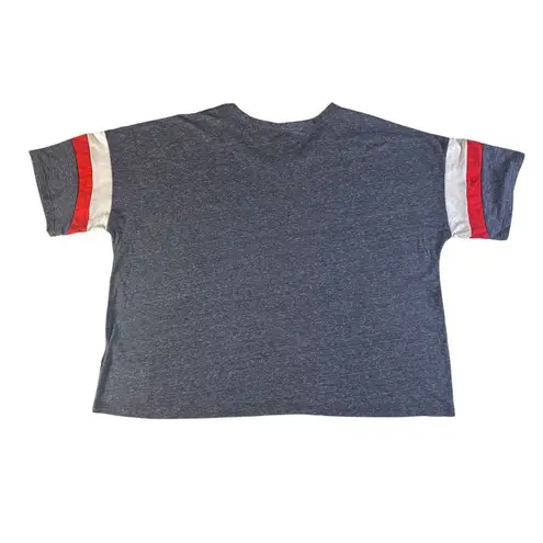 NFL Team Apparel NFL New England Patriots Women's Weak Side Blitz Short Sleeve T-Shirt, 2XL