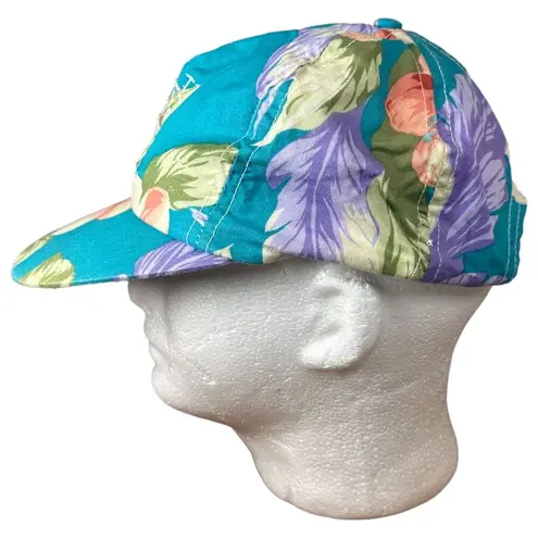 Hyatt Regency Waikoloa Vintage Tropical Hawaiian Baseball Hat One Size Blue