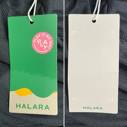 Halara NWT Black V Neck Short Sleeve Wide Leg Jumpsuit Size Large