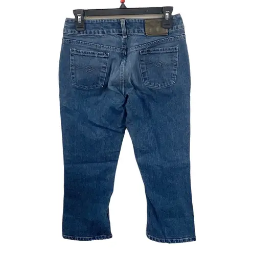 Silver Jeans vintage rigid Y2K denim Capri jeans hem slits sz 28 Canada made