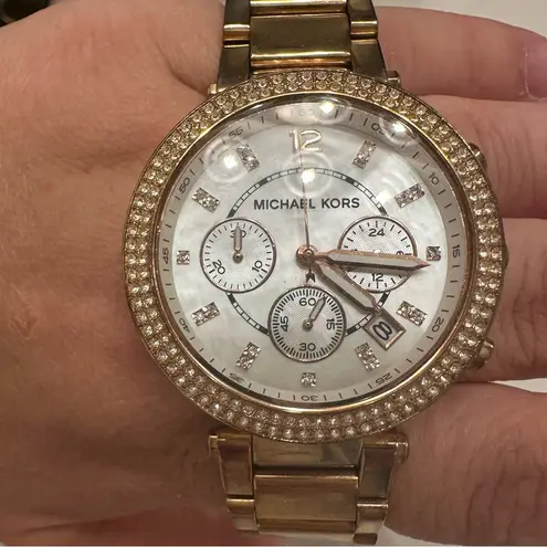 Michael Kors Parker Chronograph watch Gold