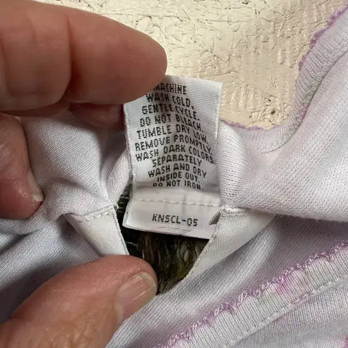 Miss Elaine Floral Pajama Top Karen Neuburger Floral Nightgown Sleepwear L White Size L