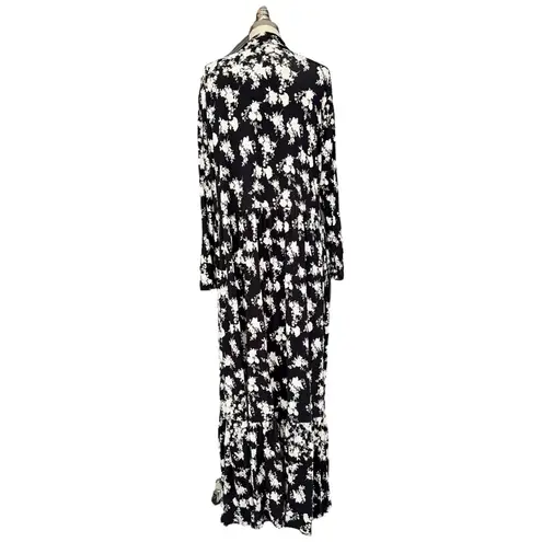 Tolani Collection Black White Floral Vivian Maxi Dress Women’s Size L NWT