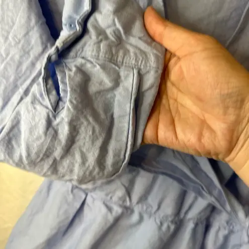 Bershka Denim faux wrap dress mini size small