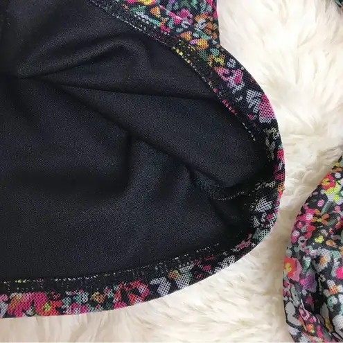 Steve Madden  Floral Mesh Long Sleeve Crop Top Hook And Eye Front Sz XS Small New - Image 8