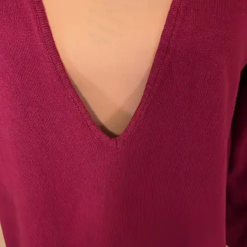 Newport News vintage maroon VX sweater size medium