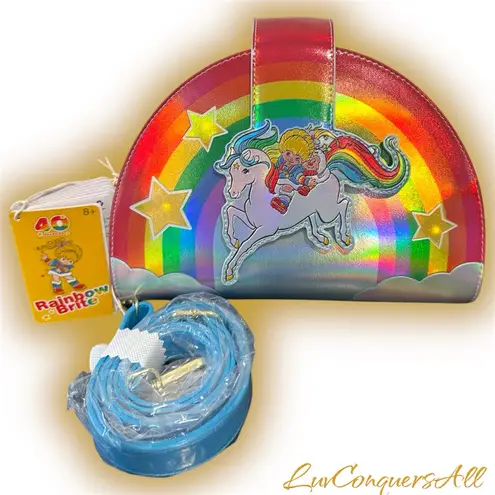 Lounge Fly Rainbow Brite & Starlite Rainbow Light Up Figural Crossbody Bag