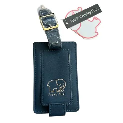 IVORYELLA Navy Blue Luggage Tag NEW without tags
