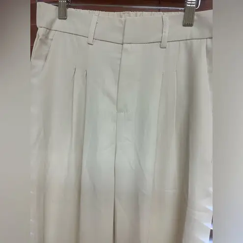 None Pleat Womens Pocket Pleated Trousers