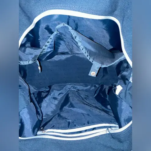 A Very Rare Vintage Sanrio 2004 Hello Kitty Large Blue Travel Duffle Bag HTF