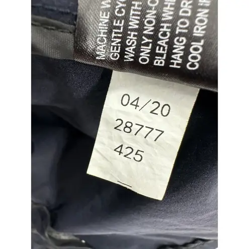 Sam Edelman  Navy Blue Waterproof Button Down Rain Coat Jacket Nylon Women Size L