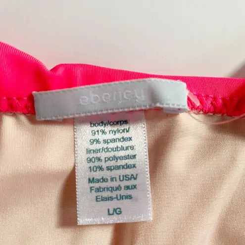 Eberjay Eberjey Womens Pink String Bikini Bottoms Swim Suit Size L NWT Resort Beach Vaca