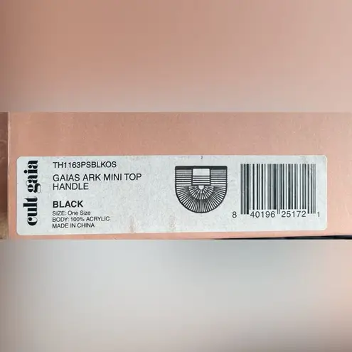 Cult Gaia Gaia's Ark Mini Top Handle acrylic bag