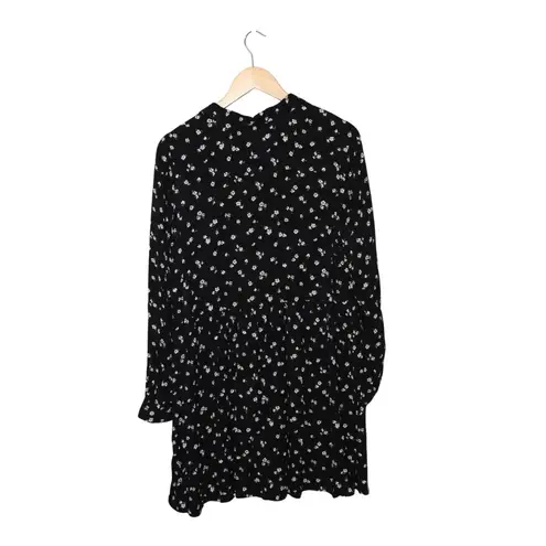 Sézane SEZANE Leana Floral Collared Button Front Long Sleeve Flowy Dress Size 40 (US 8)