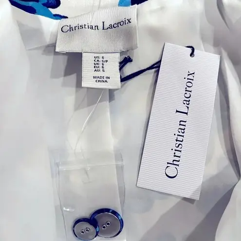 Christian LaCroix Blazer Floral Print Size S NWT