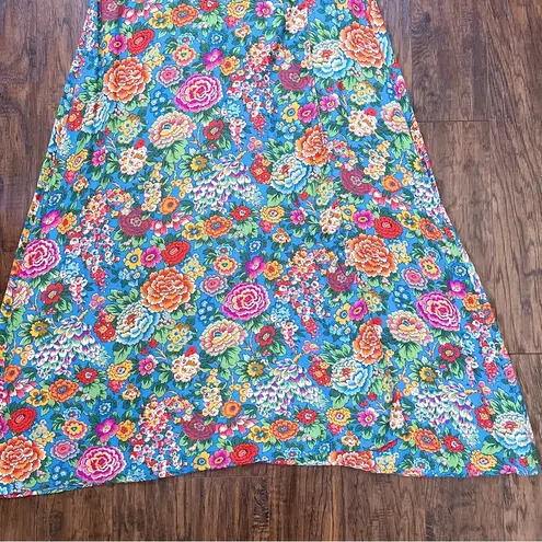 Perseverance London • Elysian Day Liberty Maxi Dress gown floral wrap Size 6