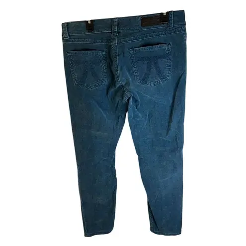 Seven7 Women's Green Corduroy Skinny Jeans Size 12 Standard Stretch 5-Po…