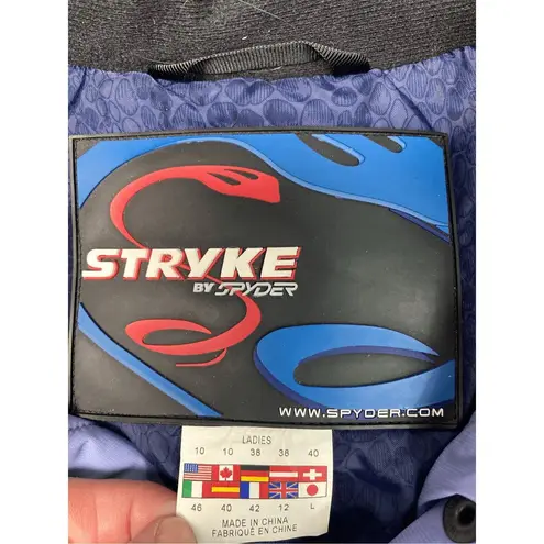 Spyder Womens Stryke Insulated Ski Jacket Lavender & Navy Size 10