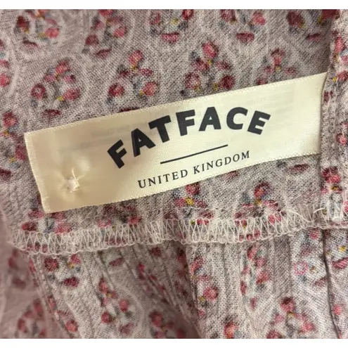 Fat face Top Womens 14 3/4 Sleeves Peplum Boho Feminine Relaxed Fit Comfy Flowy