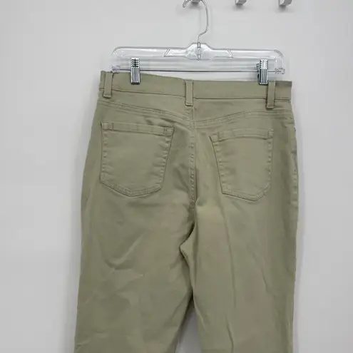 Gloria Vanderbilt Amanda Light Green Cotton Jean Pants Size 10