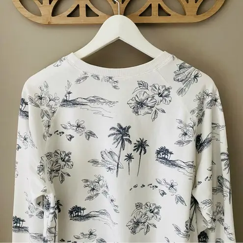 Z Supply Laki Island Long Sleeve Top White Sz Small