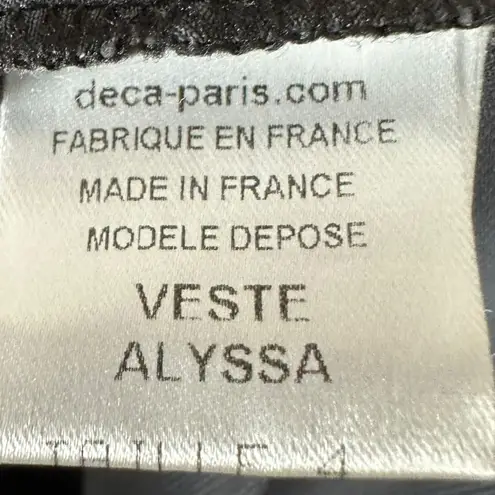 Vintage Y2K Deca Paris Fishnet Full Zip Jacket a WhimsyGoth Punk 12 Large Artsy Gray