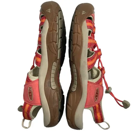 Keen Newport H2 Coral Safari Waterproof Anti Odor Sandals Women 10 Hiking Shoes