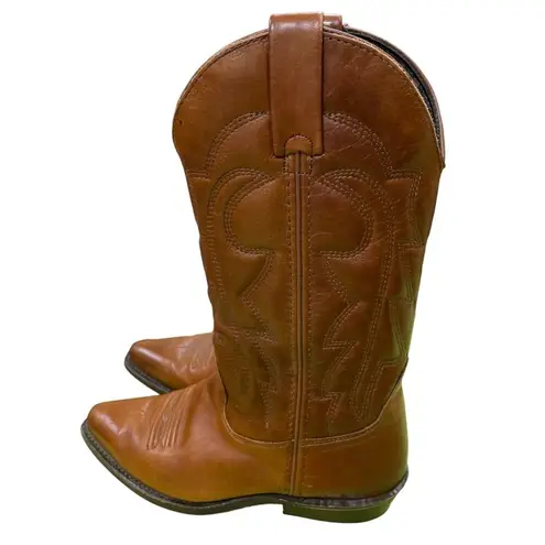 Vittoria Ricci Studio Women's Brown Leather Western Boots SKU 1073 Size 6.5