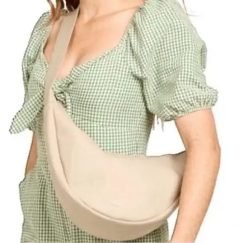 JULY Everyday Taupe Crescent Bag Tan