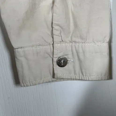 Fresh Produce  Tan Button Lightweight Jacket Size XL EUC #VEG-0302