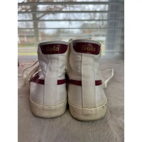 Gola Women's High Top Sneakers White Size 8 Athletic Tennis Shoes